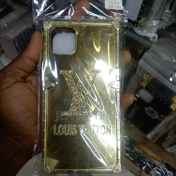Louis Vuitton Square iPhone 11 Pro Max Leather Case,Shiny Sh
