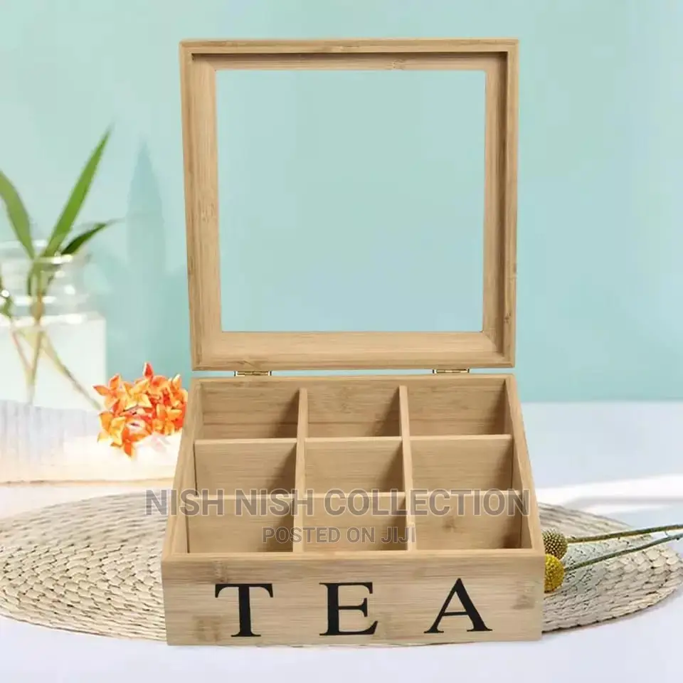 Bamboo Teabag Organizer