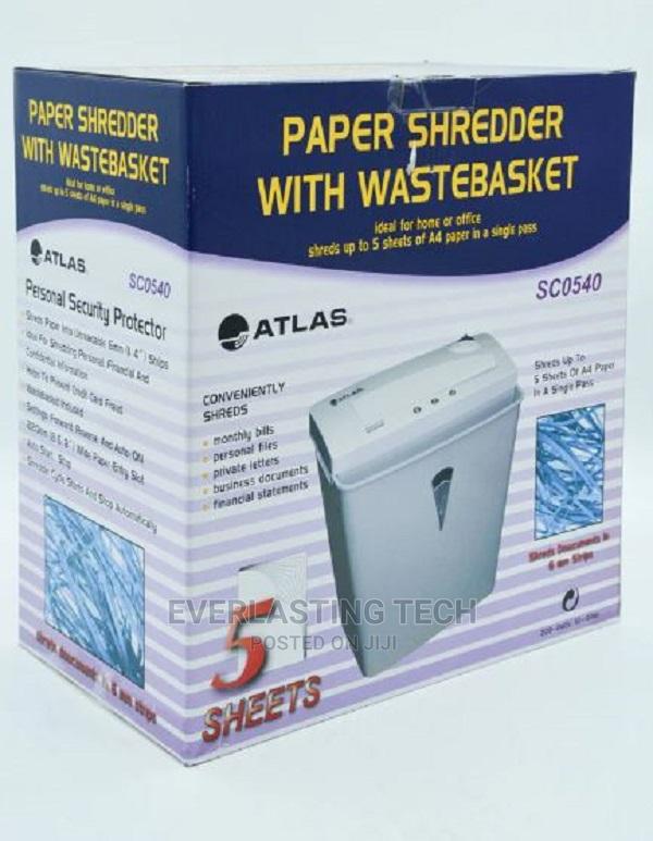 Atlas Paper Shredder SC0540 5 Sheets - main view