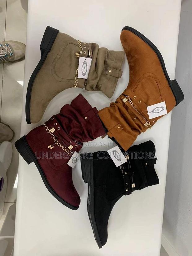 Executive Ladies Fancy Ankle Boot Shoes - main view