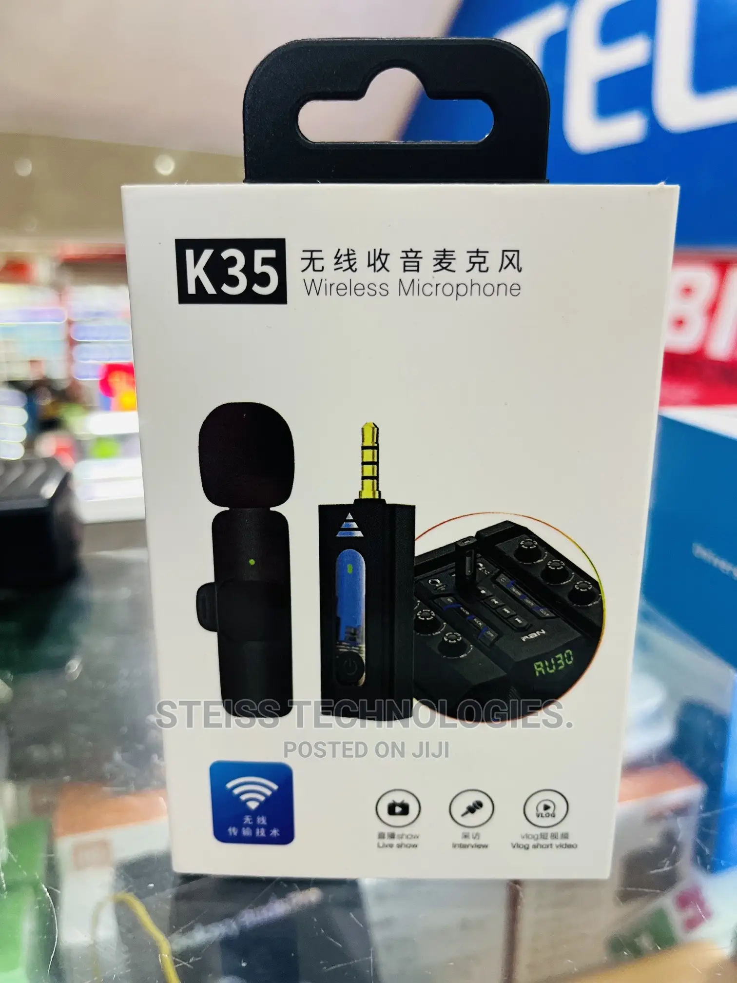 Double Wireless Microphone.