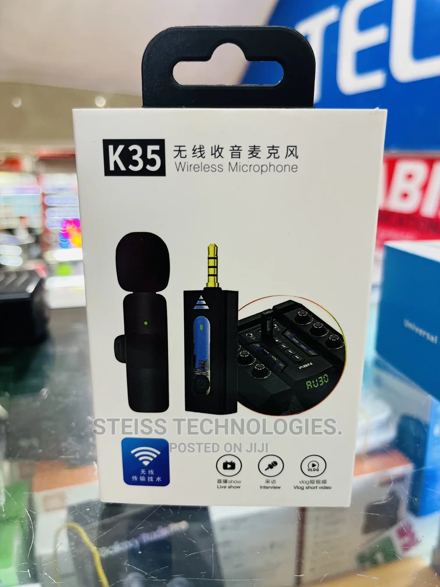 Double Wireless Microphone.