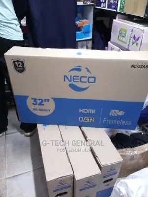 Tvs!Neco 32 Inches Digital LED Frameless Tv