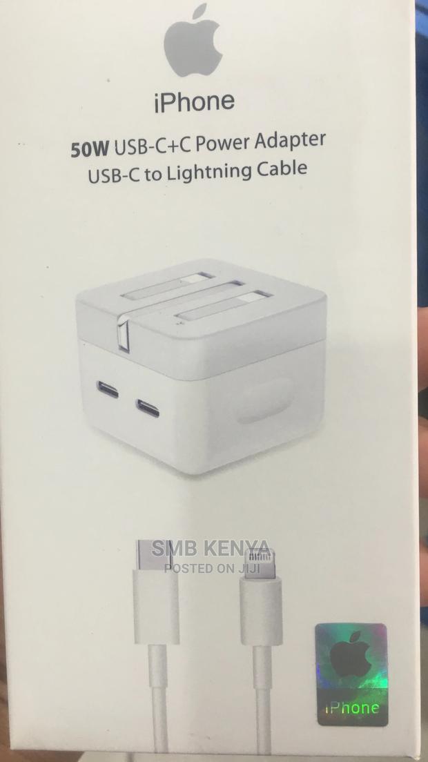 50W iPhone Full Charger (2 Type C Ports) - thumbnail 3