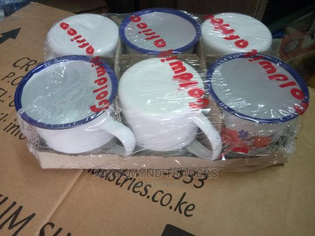 Enamel Cups/12pc Old-Fashioned Mugs/African Cups - thumbnail 2