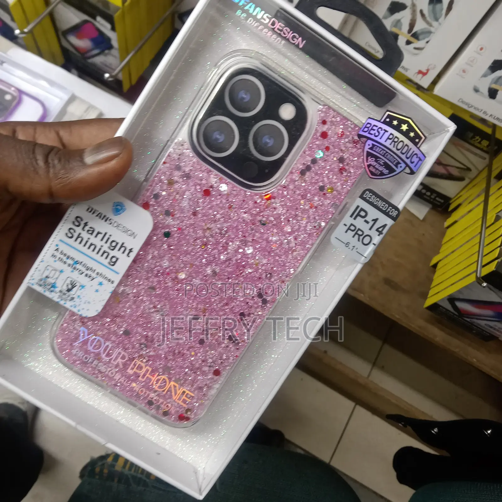 iPhone 14 Pro Case Liquid Crystal Glitter