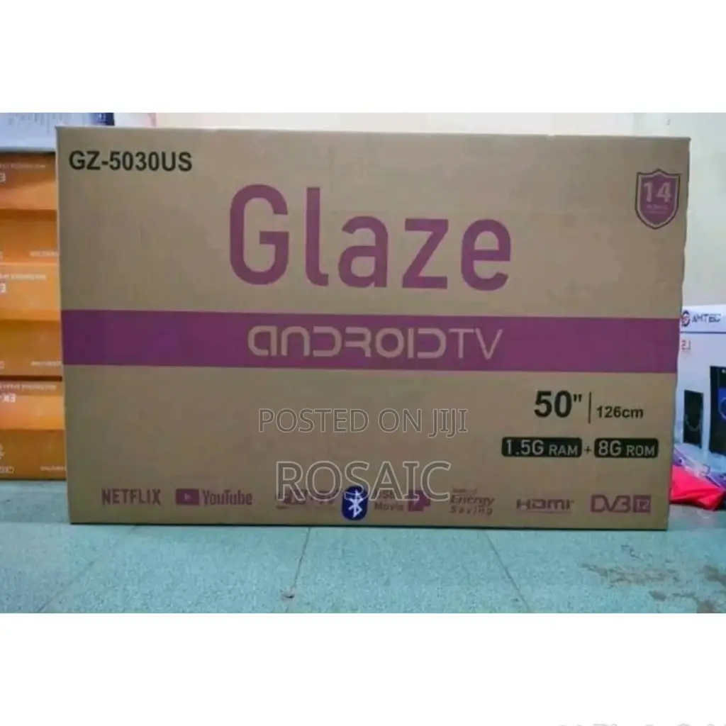 50 Inches Frameless Glaze Tv With Bluetooth