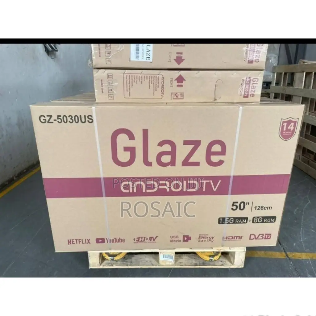 50 Inches Frameless Glaze Tv With Bluetooth