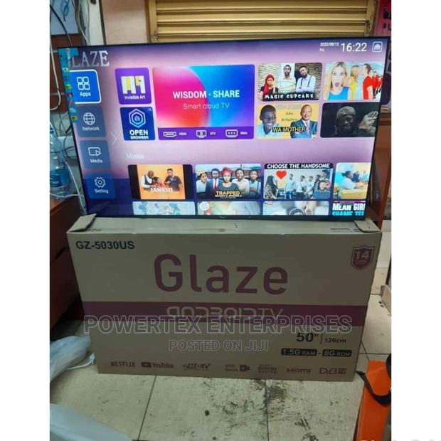 50 Inches Glaze Smart Android Frameless Tv Uhd - main view
