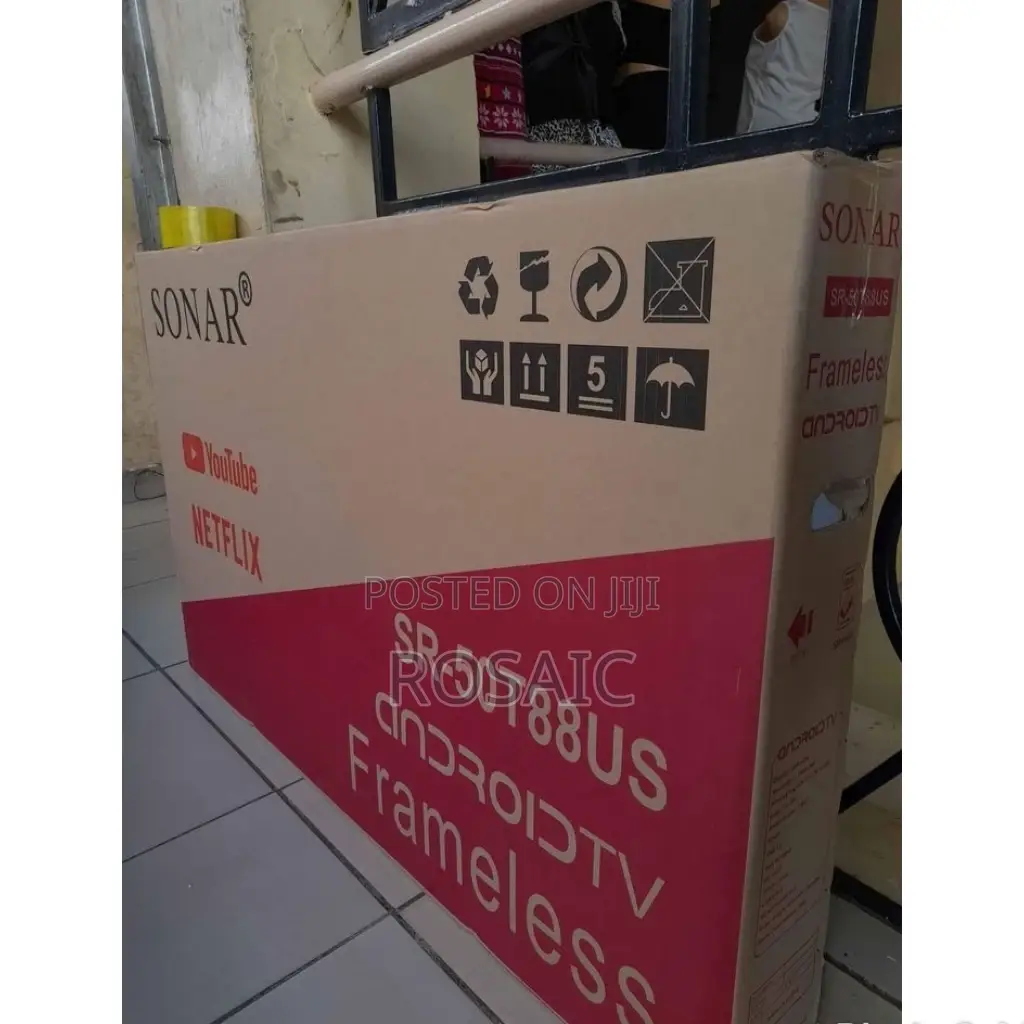 Sonar 50 Inches Smart Android Frameless Tv -1 Year Warranty