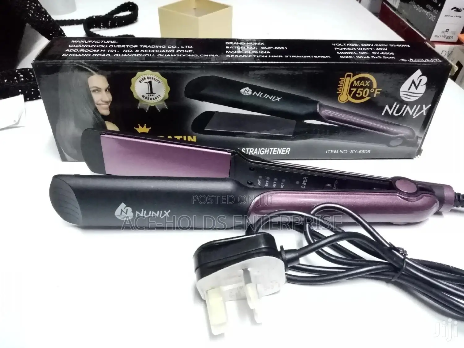 Brand New Flat Iron Hair Straightener Combo