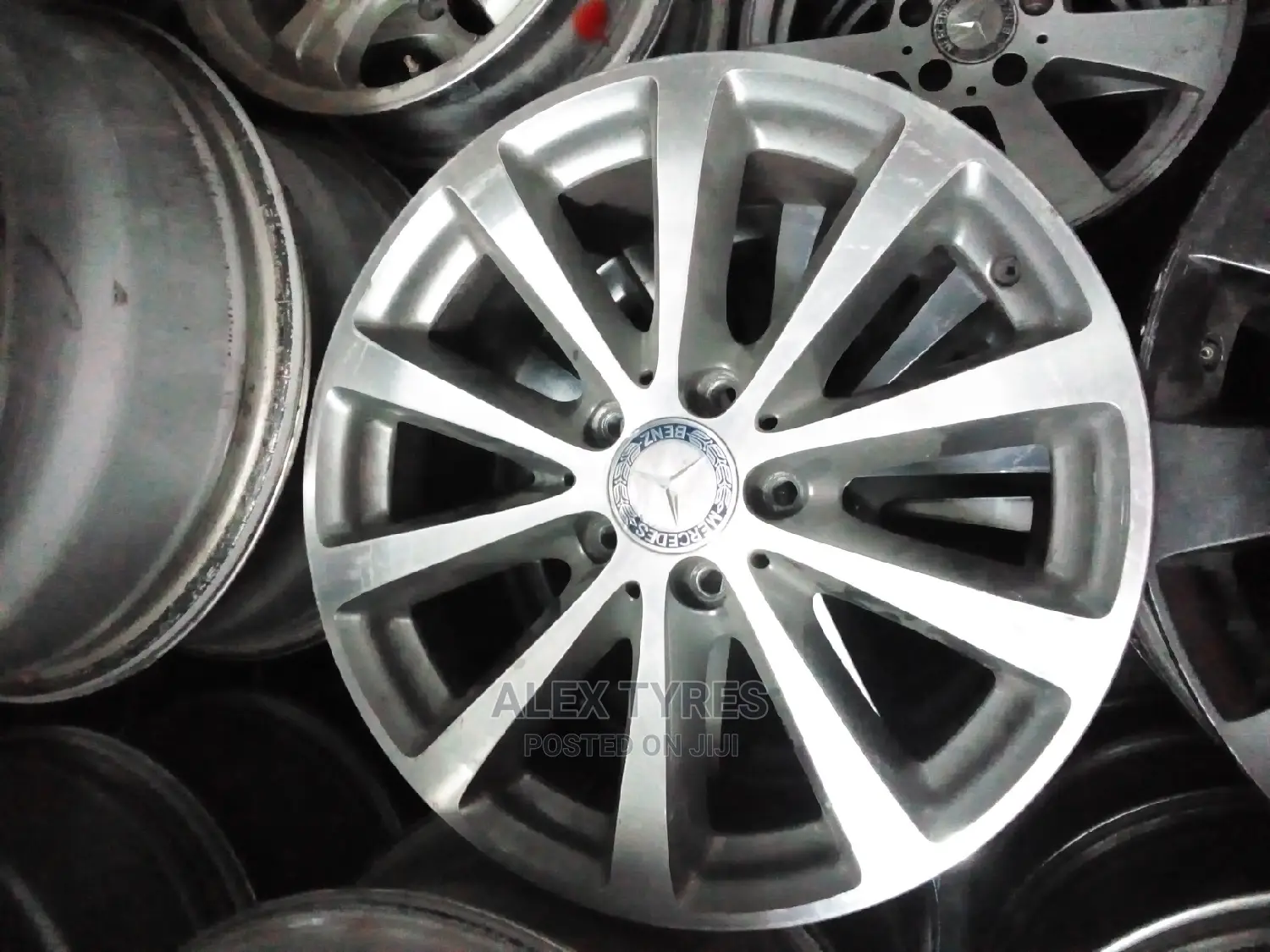 Size 17 Inches Original Mercedes Benz Sport Rims Set