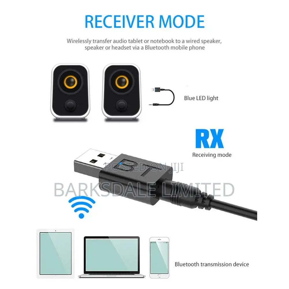 Mini USB Bluetooth 5.0 Transmitter Receiver Stereo Bluetooth