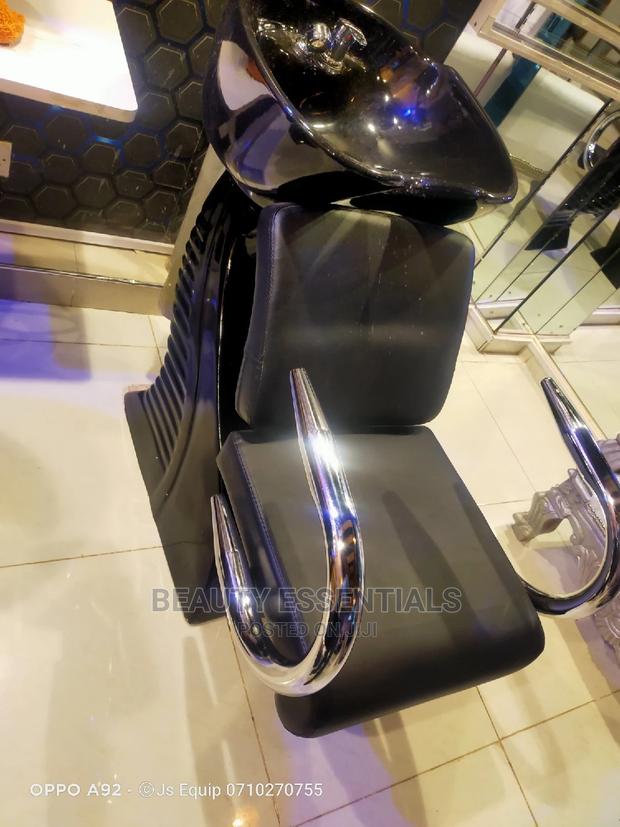 Chrome Comfortable Shampoo Sink - main view