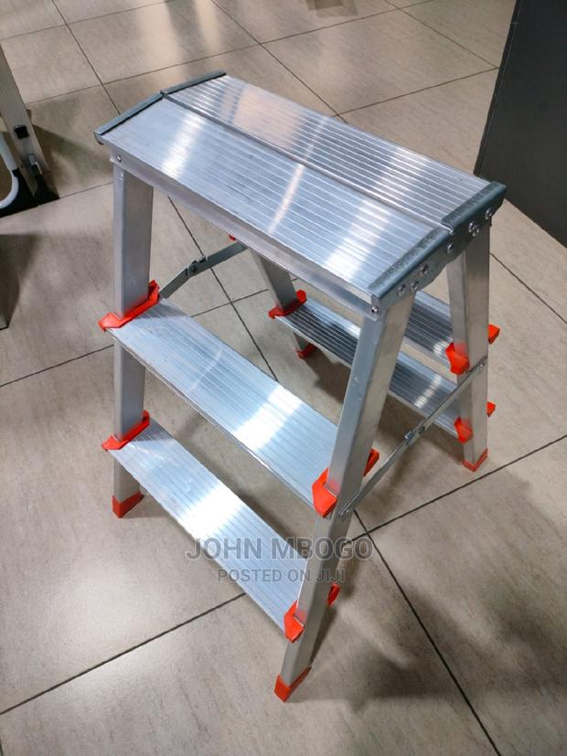 Aluminium 3 Step Stool Double Sided - main view
