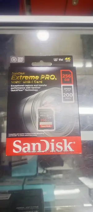 SD Card Sandisk Extreem Pro 256gb