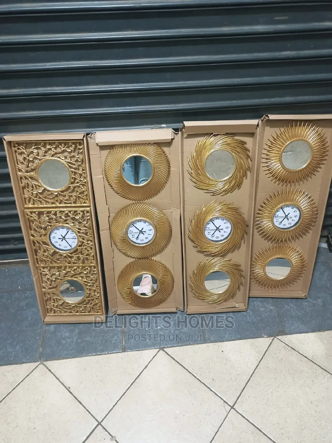 *3 in 1 Decor Clock Mirror