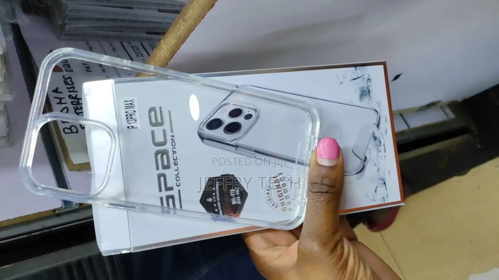 Space Collection iPhone 13 Pro Max Clear Case