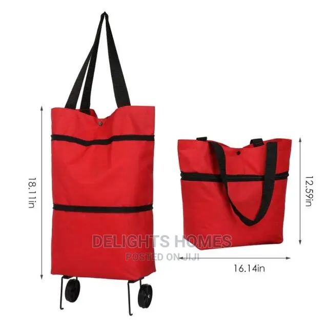 Foldable Shopping Bag on Wheels