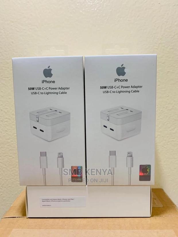50W iPhone Full Charger (2 Type C Ports) - thumbnail 2