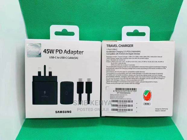 45W PD Adapter Usb C to Usb C Cable - main view