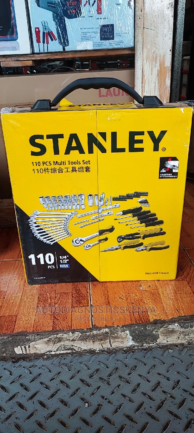 Stanley 110 Piece Spanner Toolbox Toolset High Quality - main view