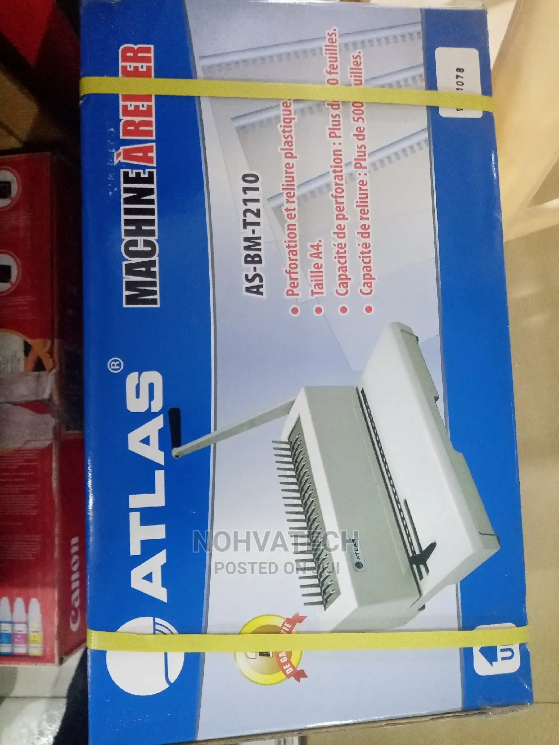 Atlas Binding Machine in Nairobi Central Stationery, Novatech
