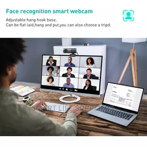 1080P Webcam Video Camera Dual Noise Cancelling Mic