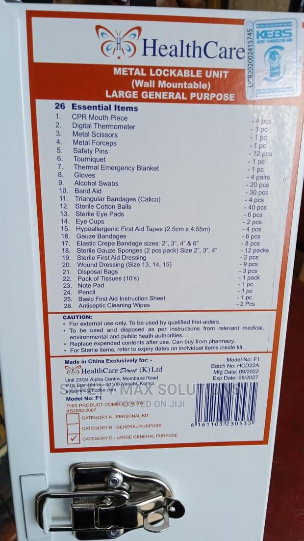 First Aid Kit Safety Occupational - thumbnail 6