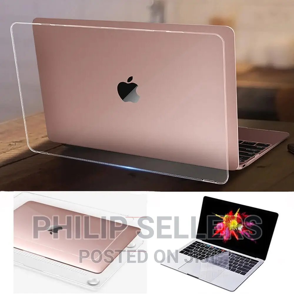 Transparent Crystal Clear Hard Case Shell for Macbook Air Pr