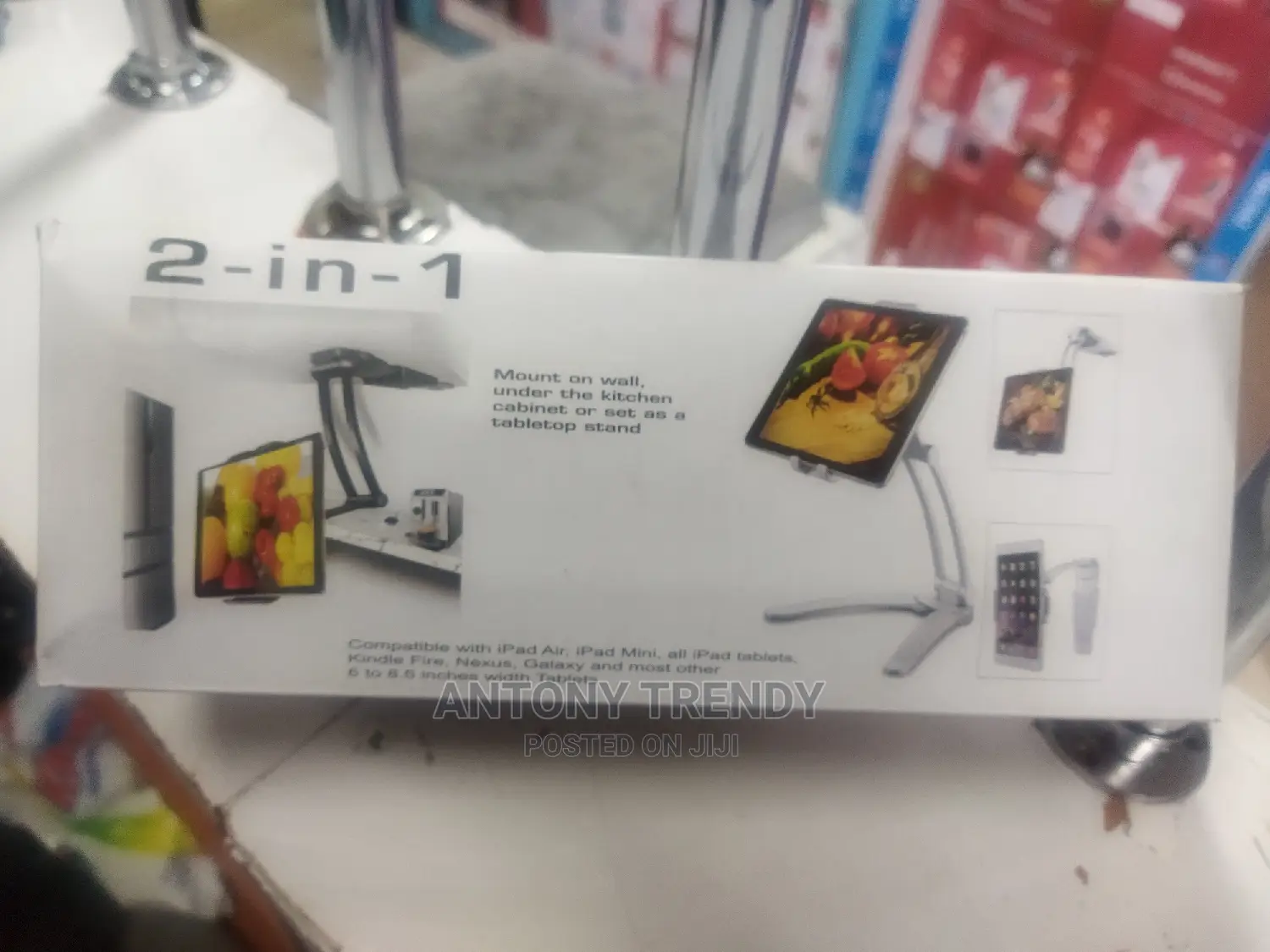 Tablet Holder. Kitchen and Office Tablet Holder
