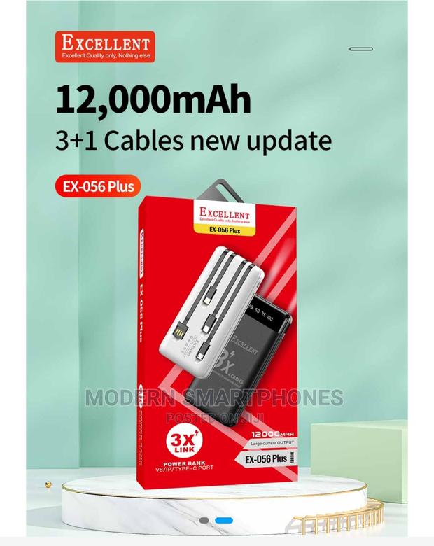 12000mah Excellent Power Bank - thumbnail 4