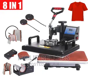 1 Combo Heat Press Machine S30*38CM 10 in Ublimation Printer