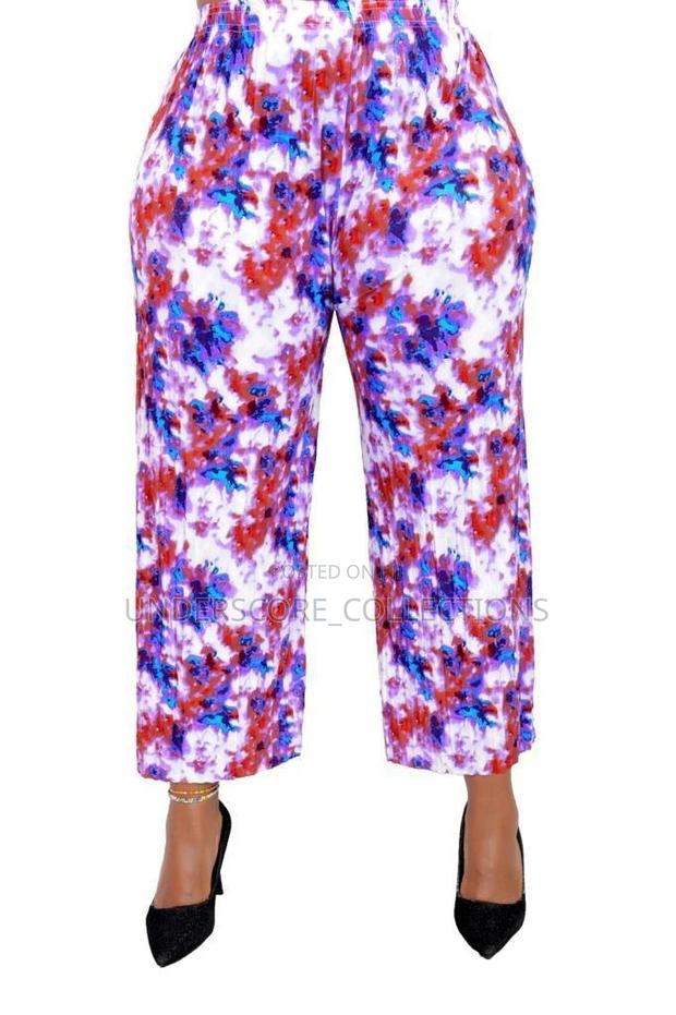 Rainbow Coloured Plus Size Weekend/Holiday Wear Pants - thumbnail 3