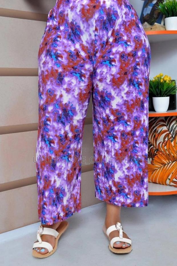 Rainbow Coloured Plus Size Weekend/Holiday Wear Pants - thumbnail 4