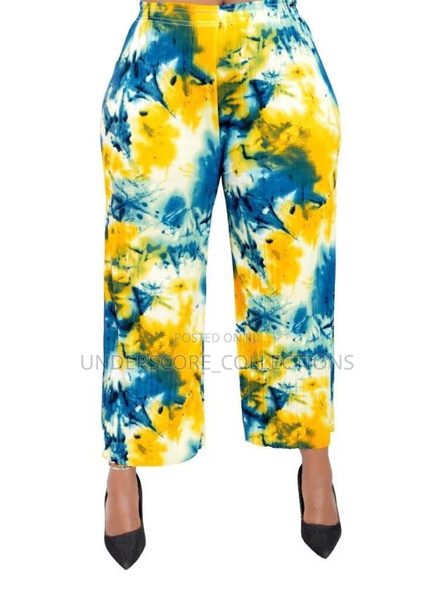 Rainbow Coloured Plus Size Weekend/Holiday Wear Pants - thumbnail 8