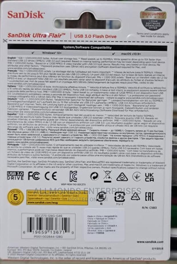 San Disk Flair 256GB - thumbnail 2