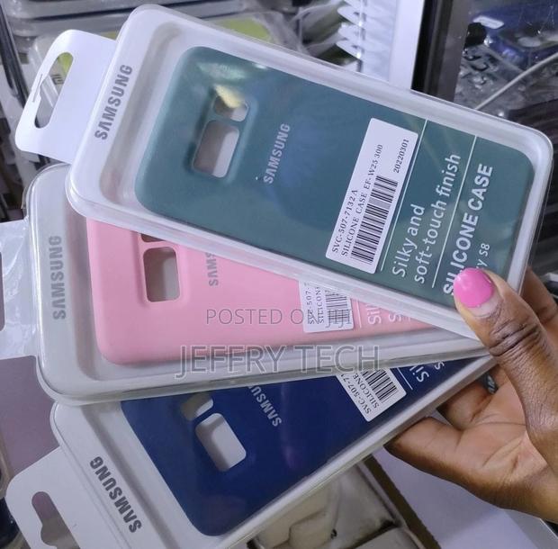 Samsung Silicone Case Protection Cover Samsung Galaxy S8 - thumbnail 2