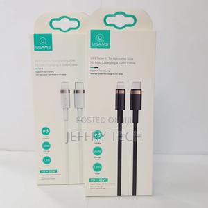 USAMS USB Type C to iPhone Cable for iPhone 18W PD Fast Char - thumbnail 2