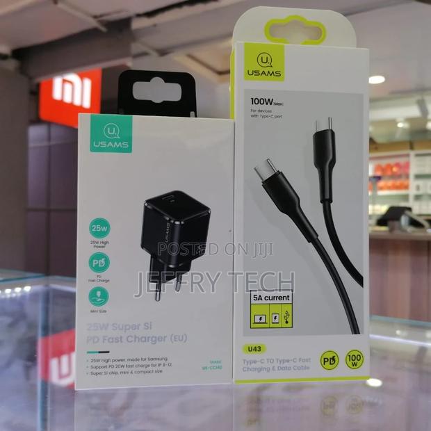 Super Fast Charger 25 Watt PD 3.0 USB C Type C Charger Cable - main view