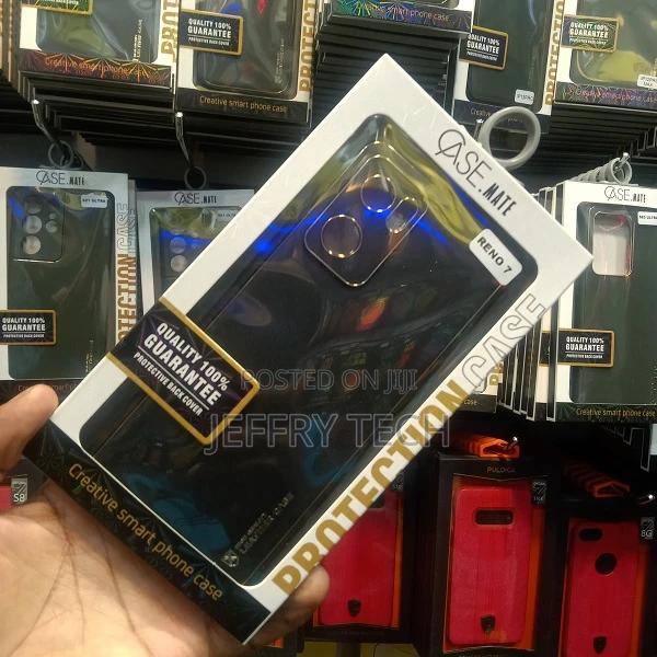 Oppo Reno 7 4G Cover - Black - New Leather Case - thumbnail 3