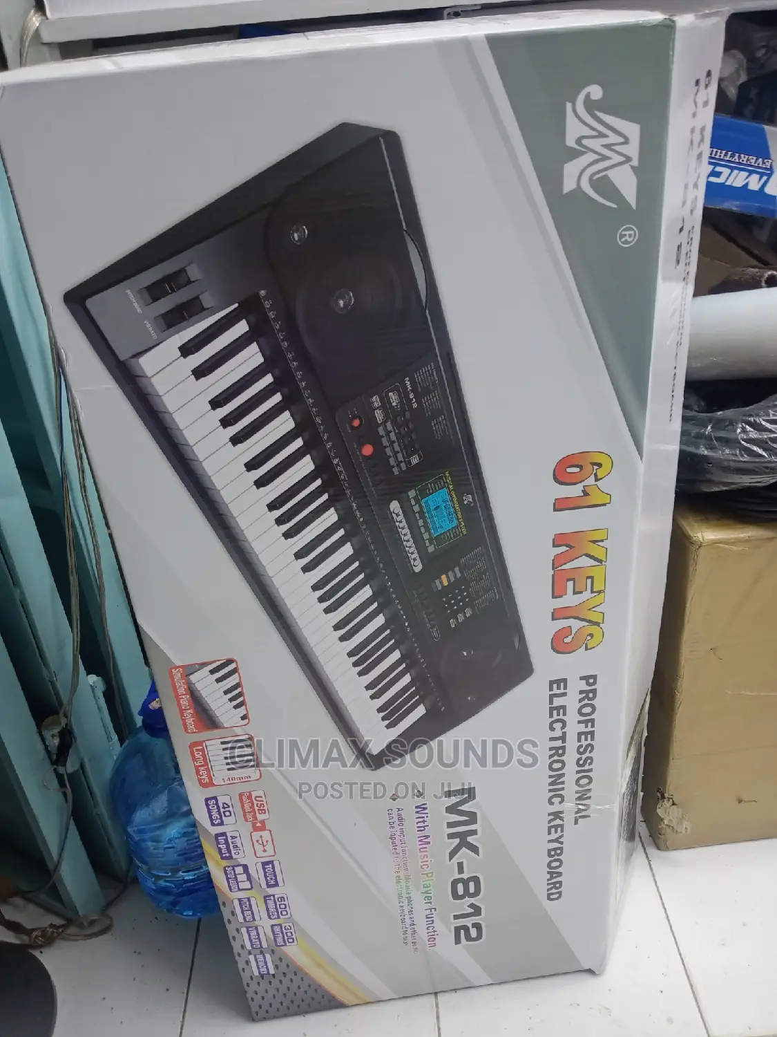 Electronic Keyboard Mk 812,61 Keys X