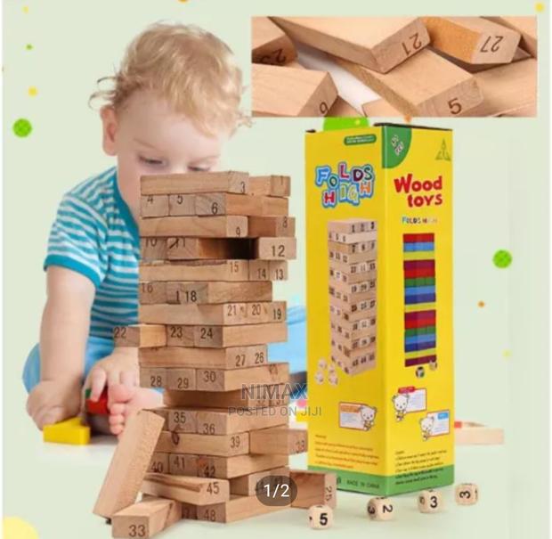 Wooden Jenga Game - main view