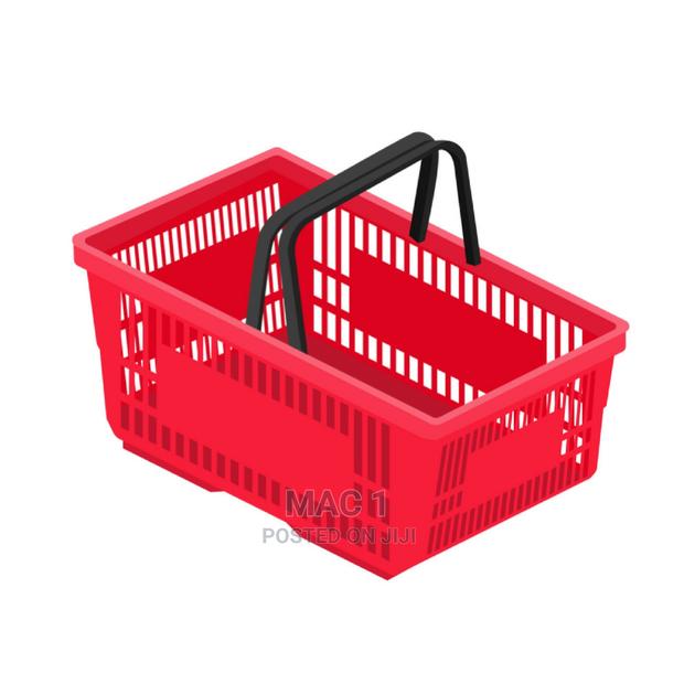 Durable Supermarket Shopping Basket - main view