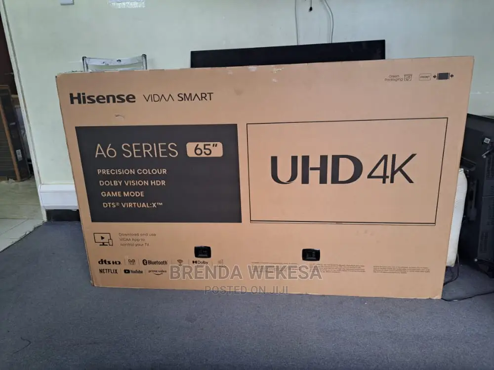 Hisense 65” Smart Uhd HDR Frameless (2022), Bluetooth-