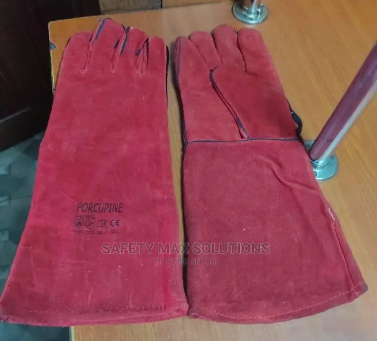 Welding Gloves/Safety Leather Welding Gloves With Lining