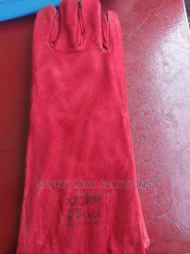 Welding Gloves/Safety Leather Welding Gloves With Lining