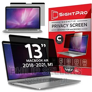Laptop Privacy Filter and Anti-Glare Protector
