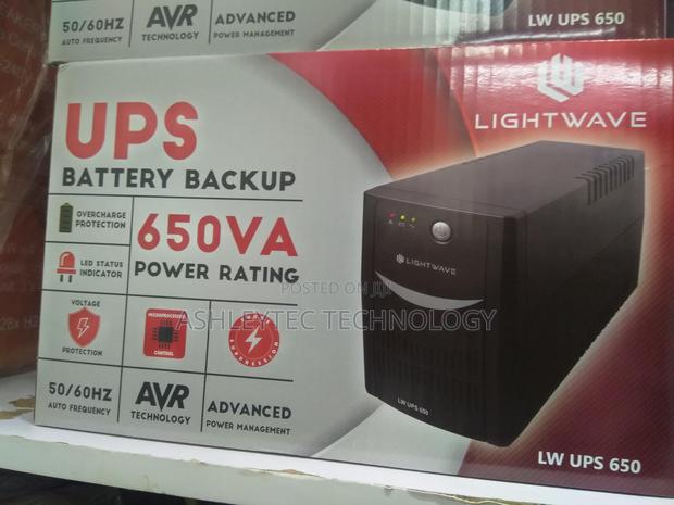 Lightwave 650va UPS Back Up - main view