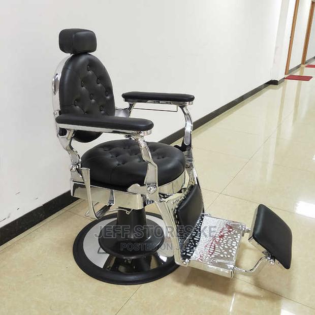 Vintage Reclining Barber Chairs - main view